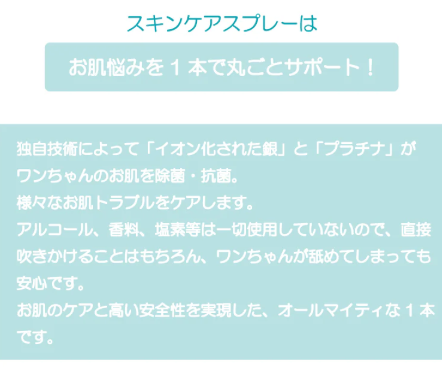 ビーミーニー　犬用スキンケアスプレー