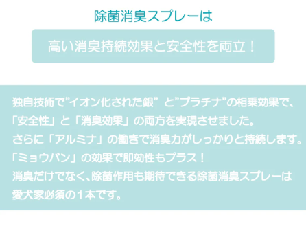 ビーミーニー 除菌消臭スプレー ドッグ