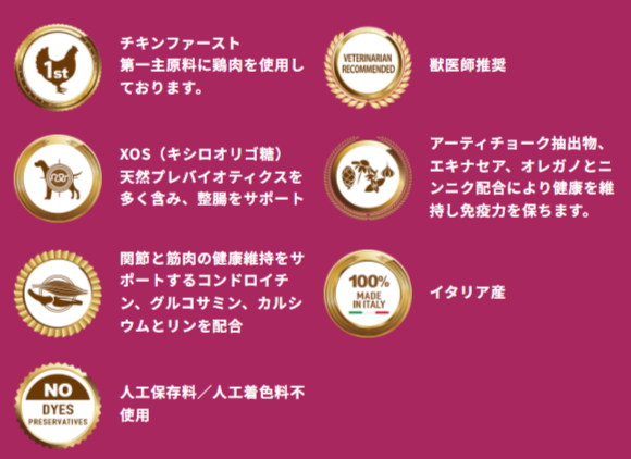 商品特徴 子犬用フード