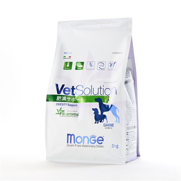 Monge VetSolution モンジ ベッツソリューション 犬用 肥満サポート 3kg 【定期購入】 定期購入 3kg