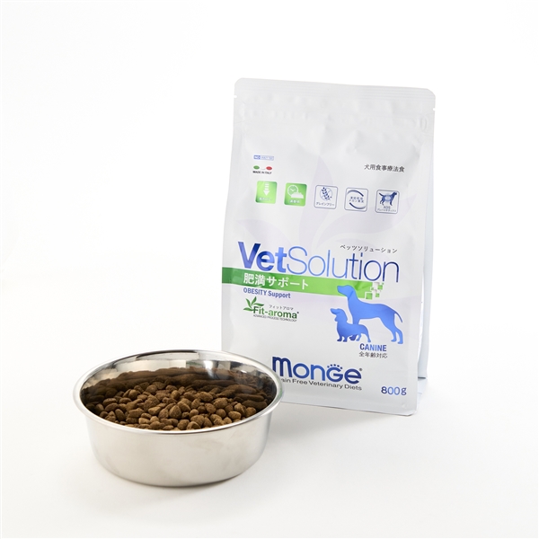 Monge VetSolution モンジ ベッツソリューション 犬用 肥満サポート 800g 【定期購入】 定期購入 800g