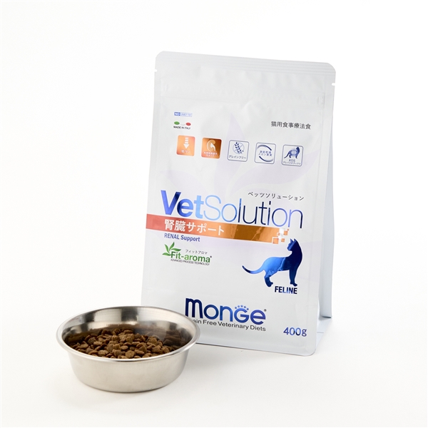 Monge VetSolution モンジ ベッツソリューション 猫用 腎臓サポート 400g 【定期購入】 定期購入 400g