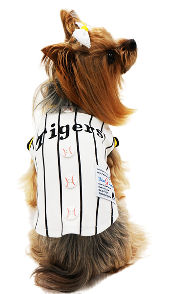 タイガース承認野球Tシャツ3 ホワイト L L