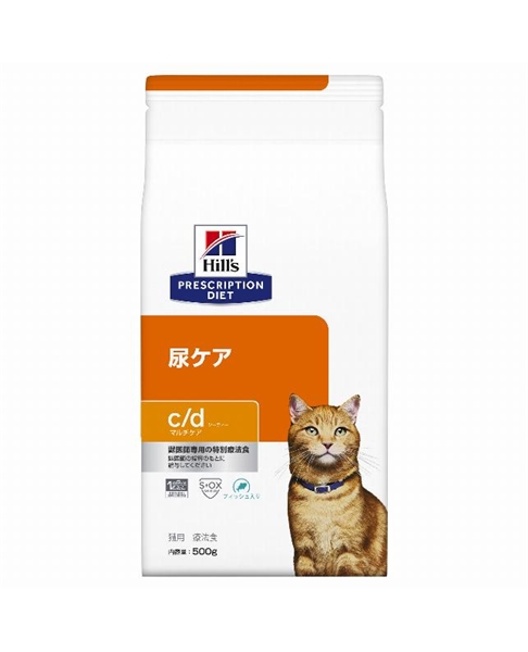ヒルズ 〈猫用〉 c/d マルチケア フィッシュ入り 500g