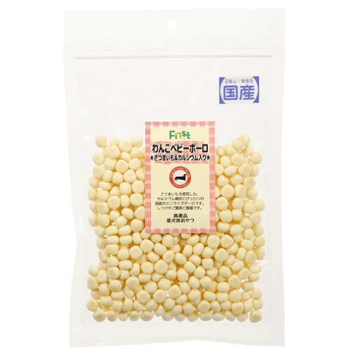 エースプロダクツ First わんこベビーボーロ さつまいも&カルシウム入り 125g 125g
