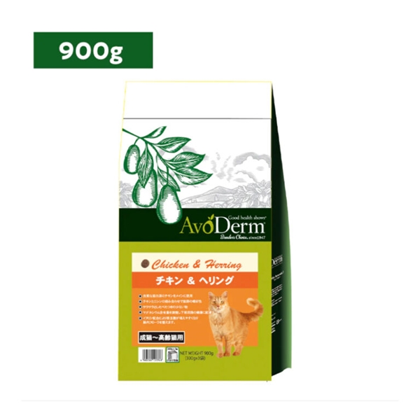 QIX アボ・ダーム キャット チキン&ヘリング 900g 900g