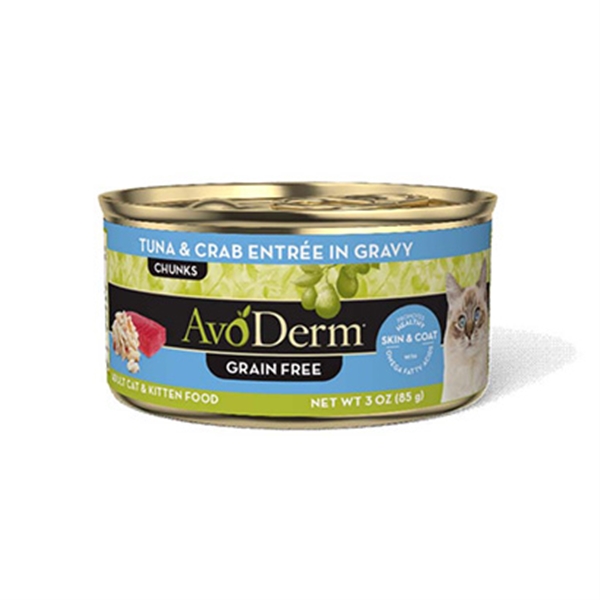 QIX アボ・ダーム 猫缶 セレクトカット ツナ&カニ 85g