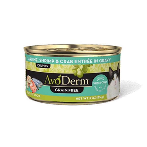 QIX アボ・ダーム 猫缶 セレクトカット サーディン&エビ 85g