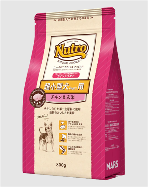 ニュートロ ナチュラル チョイス 超小型犬4kg以下用 エイジングケア チキン&玄米 4kg
