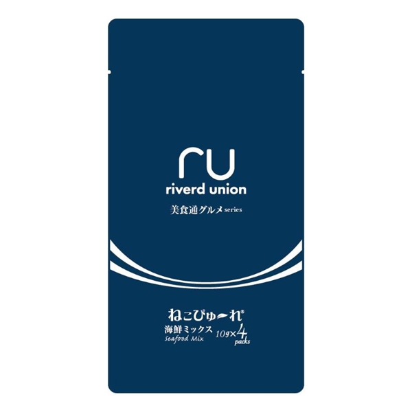 ねこぴゅーれ 美食通グルメ 海鮮ミックス 4本