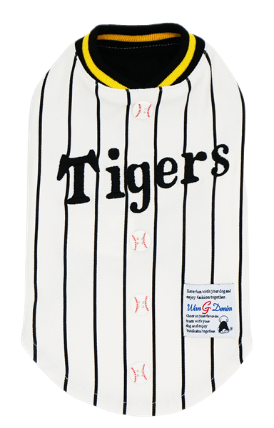 タイガース承認野球Tシャツ3 ホワイト L L