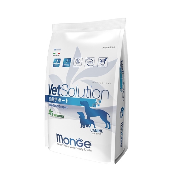 Monge VetSolution モンジベッツソリューション 犬用皮膚サポート800g