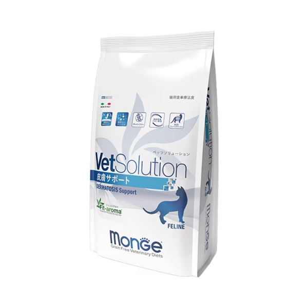 Monge VetSolution モンジ ベッツソリューション 猫用 皮膚サポート 400g