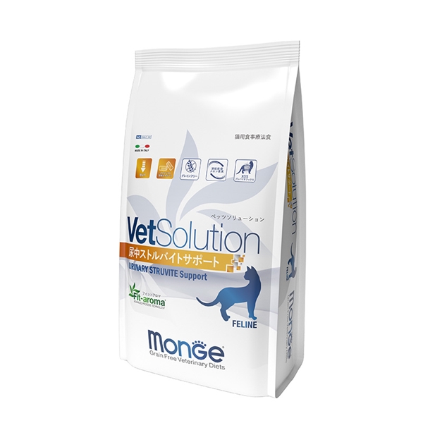 Monge VetSolution モンジ ベッツソリューション 猫用 尿中ストルバイトサポート 400g