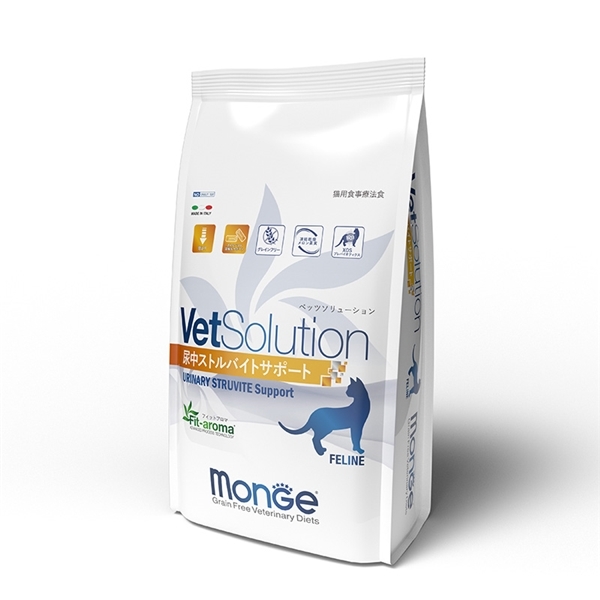 Monge VetSolution モンジ ベッツソリューション 猫用 尿中ストルバイトサポート 400g 【定期購入】 定期購入 400g