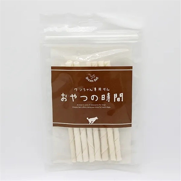 おやつの時間 牛皮ガムスティック ミルク 8本