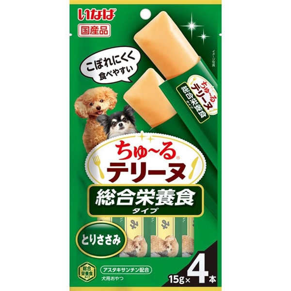 いなば 国産 ちゅーるテリーヌ 総合栄養食タイプ とりささみ 15g×4本