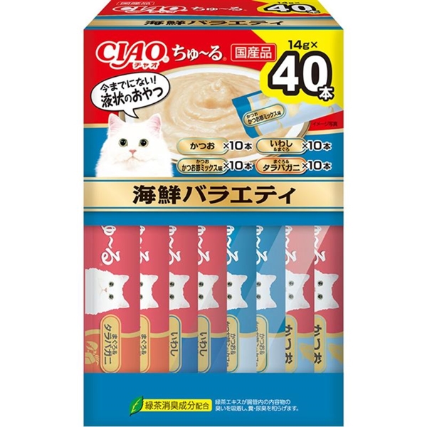 CIAOちゅーる 海鮮バラエティBOX 14g×40本