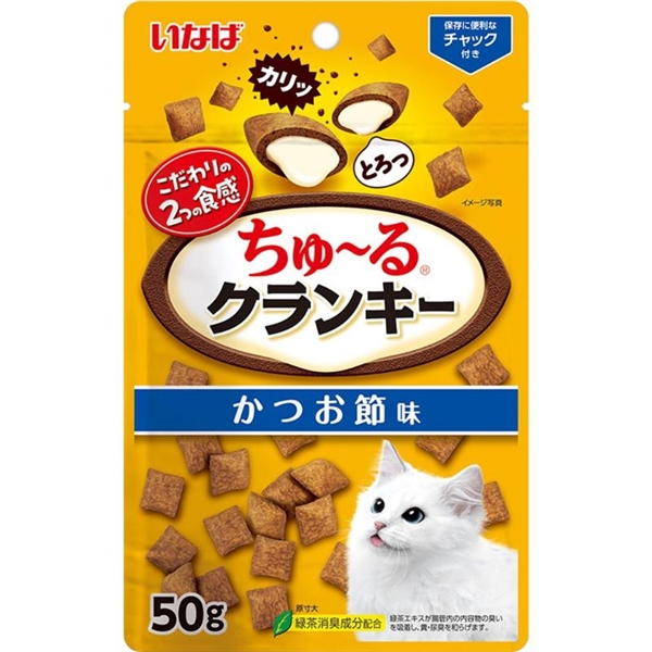 いなば ちゅーるクランキー かつお節味 50g