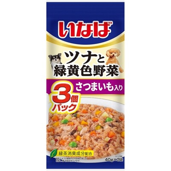 いなば ツナと緑黄色野菜 さつまいも入り 40g×3個