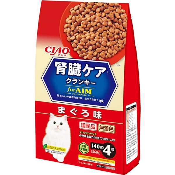 腎臓ケア クランキー 140g ×4袋 まぐろ味
