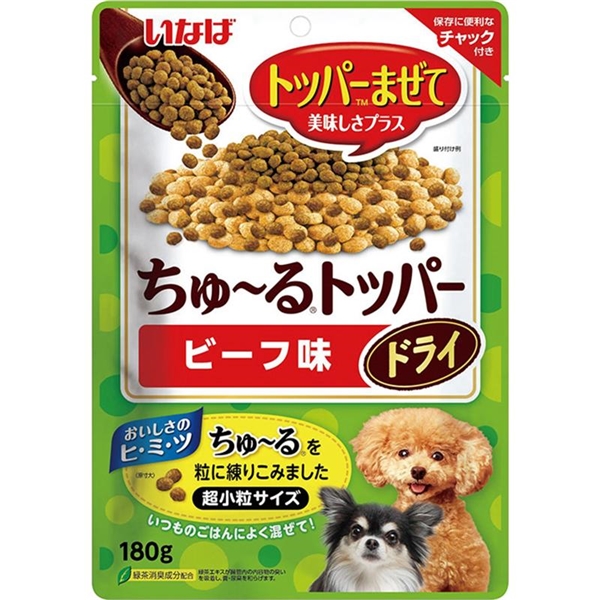 いなば ちゅーるドライトッパー ビーフ味 超小粒 180g
