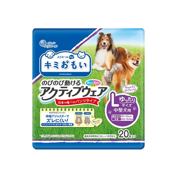 大王製紙 キミおもい のびのび動けるアクティブウェア Lゆったり 20枚