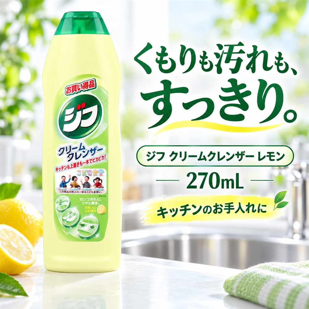 ジフ クリームクレンザー レモン270mL｜Coo&RIKU公式オンラインショップ