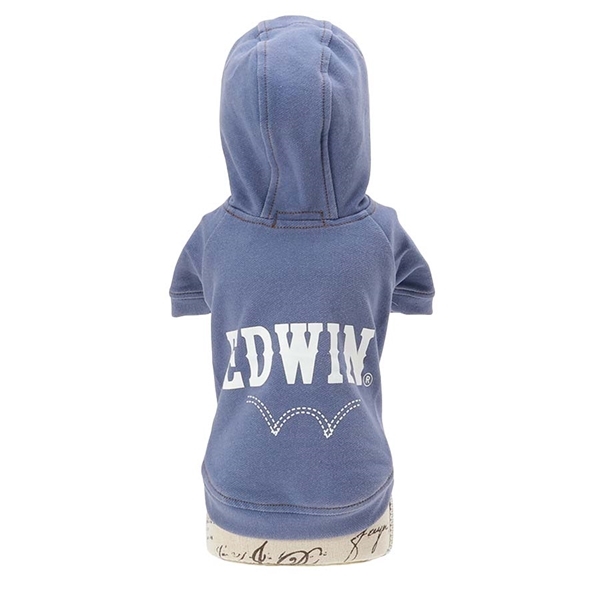 デニムライクパーカー ブルー M M