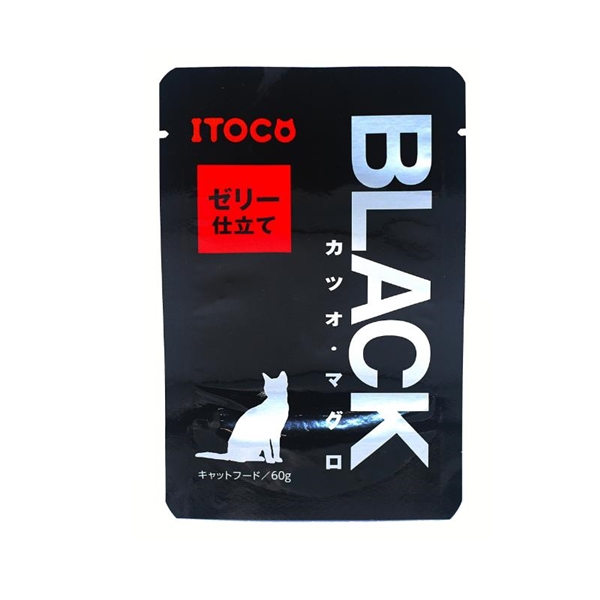 イトウ&カンパニーリミテッド BLACK カツオ・マグロ ゼリー仕立て 60g
