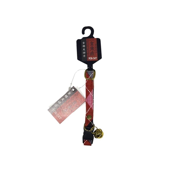 神戸工房 京楽布 格子 赤 S