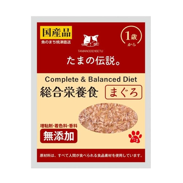 STIサンヨー 国産 たまの伝説。 総合栄養食 まぐろ 40g