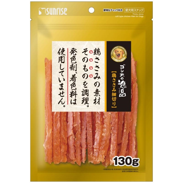マルカン・サンライズ ゴン太の逸品 鶏ささみ細切り 130g