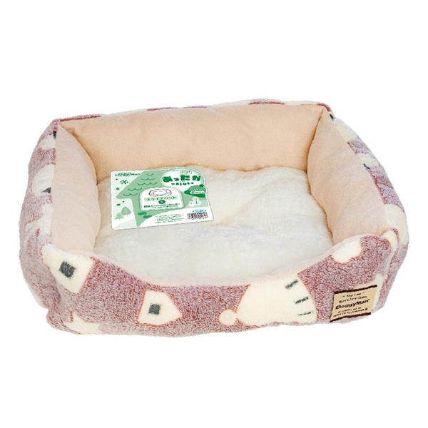 ドギーマンハヤシ あったかプラス スクエアベッドS ふゆじかん 朝のぬくもり S