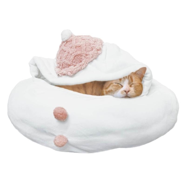 ドギーマンハヤシ にゃんこのもちっとかぶりっこ ゆきだるま