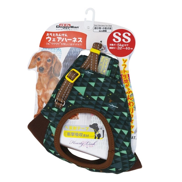 ドギーマンハヤシ HL07 おそとたんけんウェアハーネス SS かくれんぼ