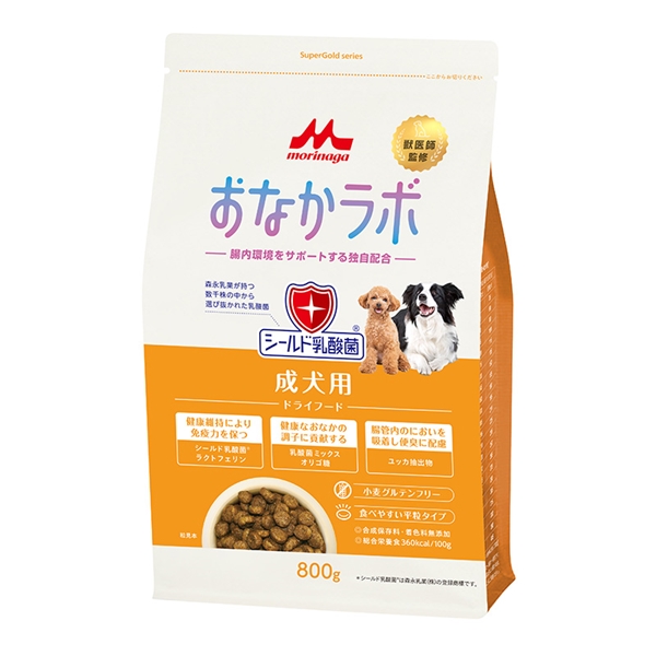 森乳サンワールド Super gold スーパーゴールド おなかラボ 成犬用 800g