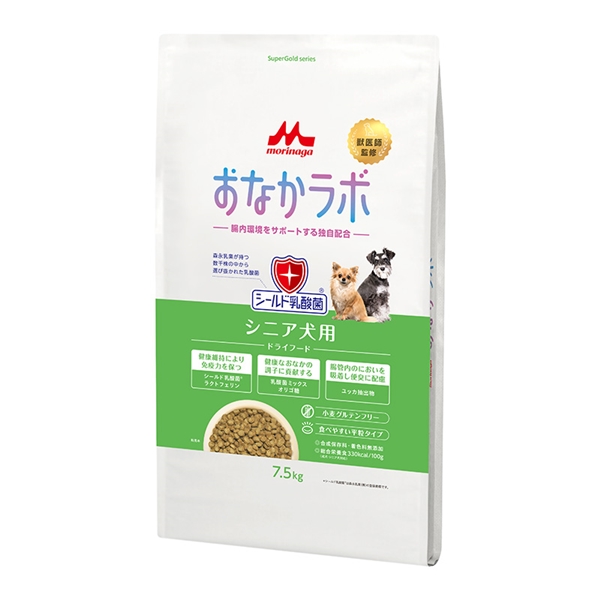 森乳サンワールド Super gold スーパーゴールド おなかラボ シニア犬用 7.5kg