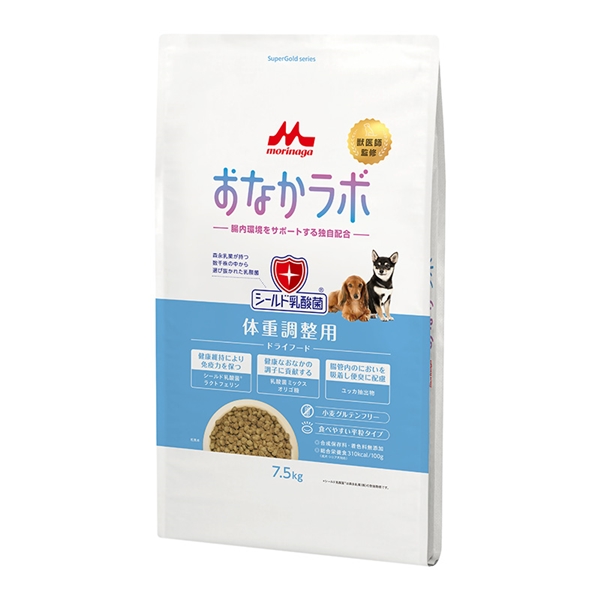 森乳サンワールド Super gold おなかラボ 体重調整犬用 7.5kg