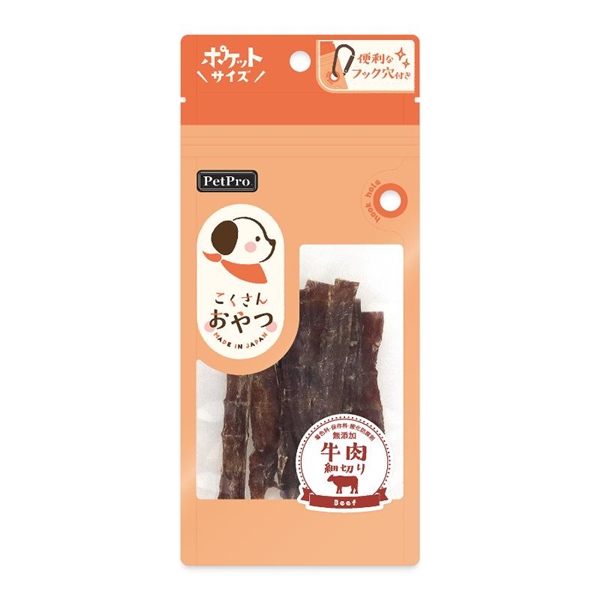 ペットプロジャパン こくさんおやつ 牛肉細切り 10g