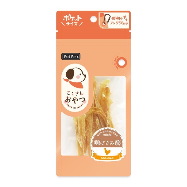 ペットプロジャパン こくさんおやつ 鶏ささみ筋 10g