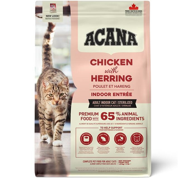 ACANAアカナ インドアエントリーキャット1.8kg×2 室内猫用ドライフード アカナ