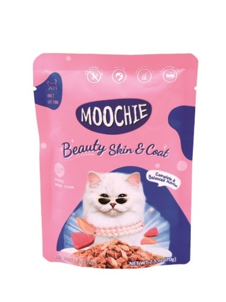 Moochie ムーシ― 猫用 スキン&コート ツナ 70g 70g