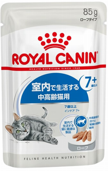 ロイヤルカナン インドア7+ローフ 85g×12