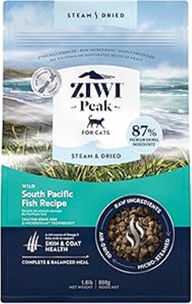 ZIWI ジウィ スチーム&ドライ キャットフード フィッシュ 800g
