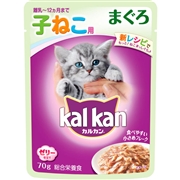 ＫＷＰ７１カルカンデリカ子猫用まぐろ７０ｇ 定価：88円（税込）