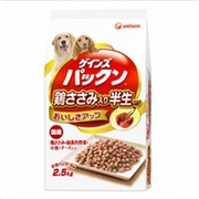 ゲインズ・パックン鶏ささみ２．５Ｋｇ 定価：1,628円（税込）