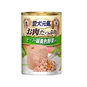 愛犬元気缶ビーフ＆野菜３７５ｇ 定価：151円（税込）