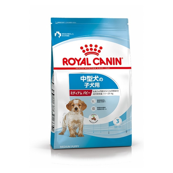 ロイヤルカナン ミディアム パピー 4kg 【定期購入】