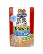 グランデリパウチジュレ１３歳鶏・野菜８０ｇ 定価：121円（税込）